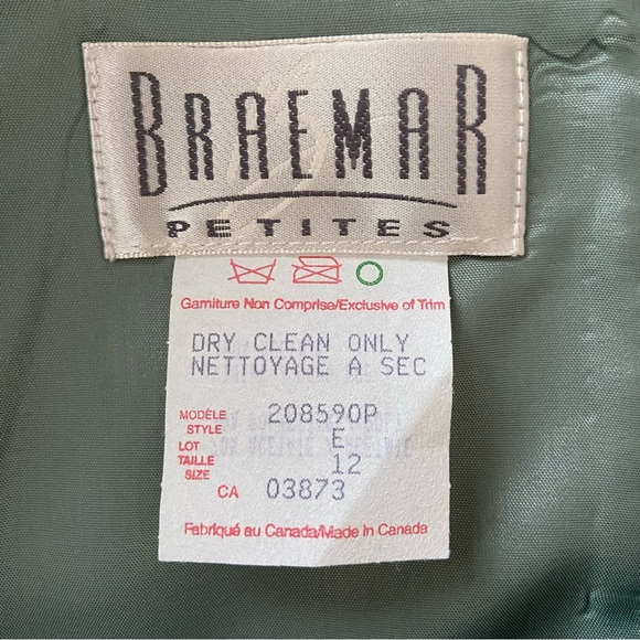 Mint Green Lined A Line Skirt 12P - Picture 5 of 8